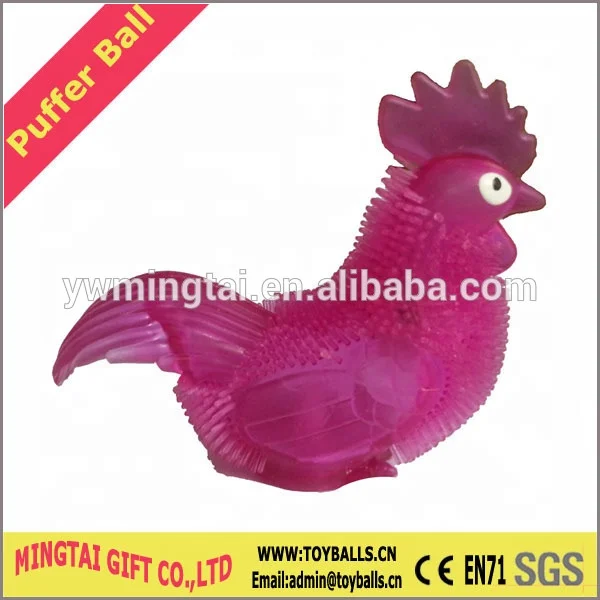 Flashing Chicken Puffer Ball Toys