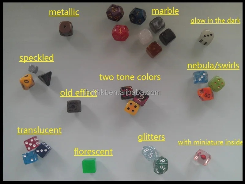 
Spectrum RPG dice set 