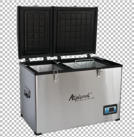 Портативный холодильник для кемпинга на 100 л, 12 В