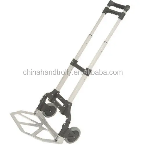  Новый продукт портативная тележка для багажа складная оранжевая декоративная стирка продажи