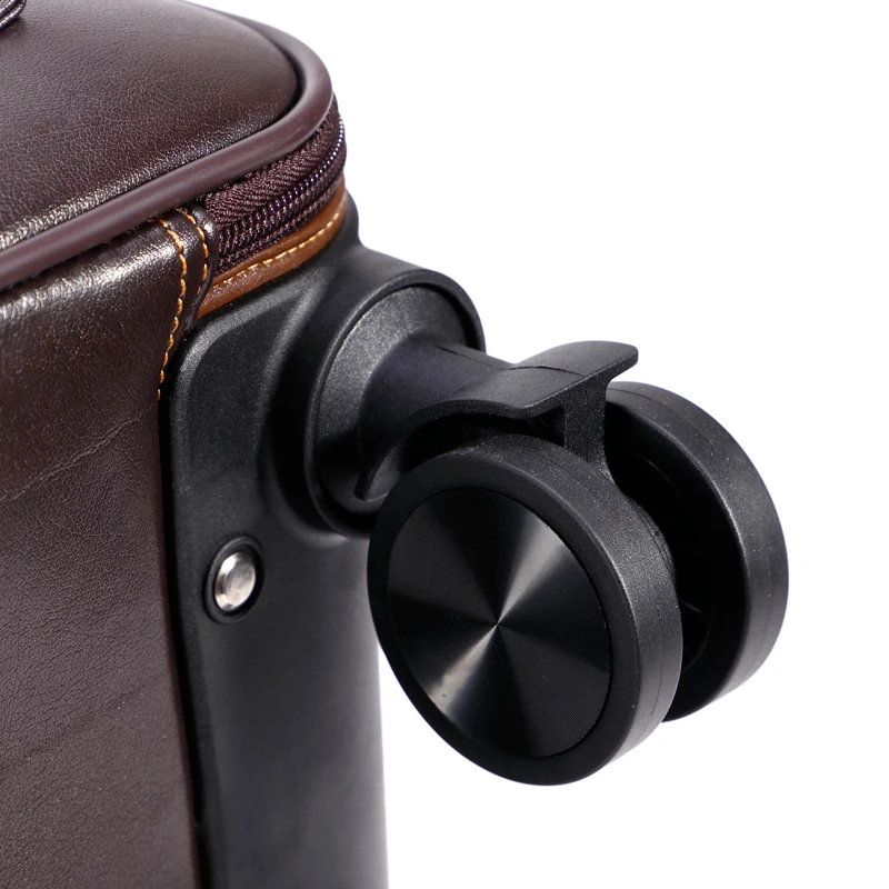 New Chinese Business Luggage Travel Bag with Pull-rod Box Polyurethane Leather Bag Pull-rod Box
