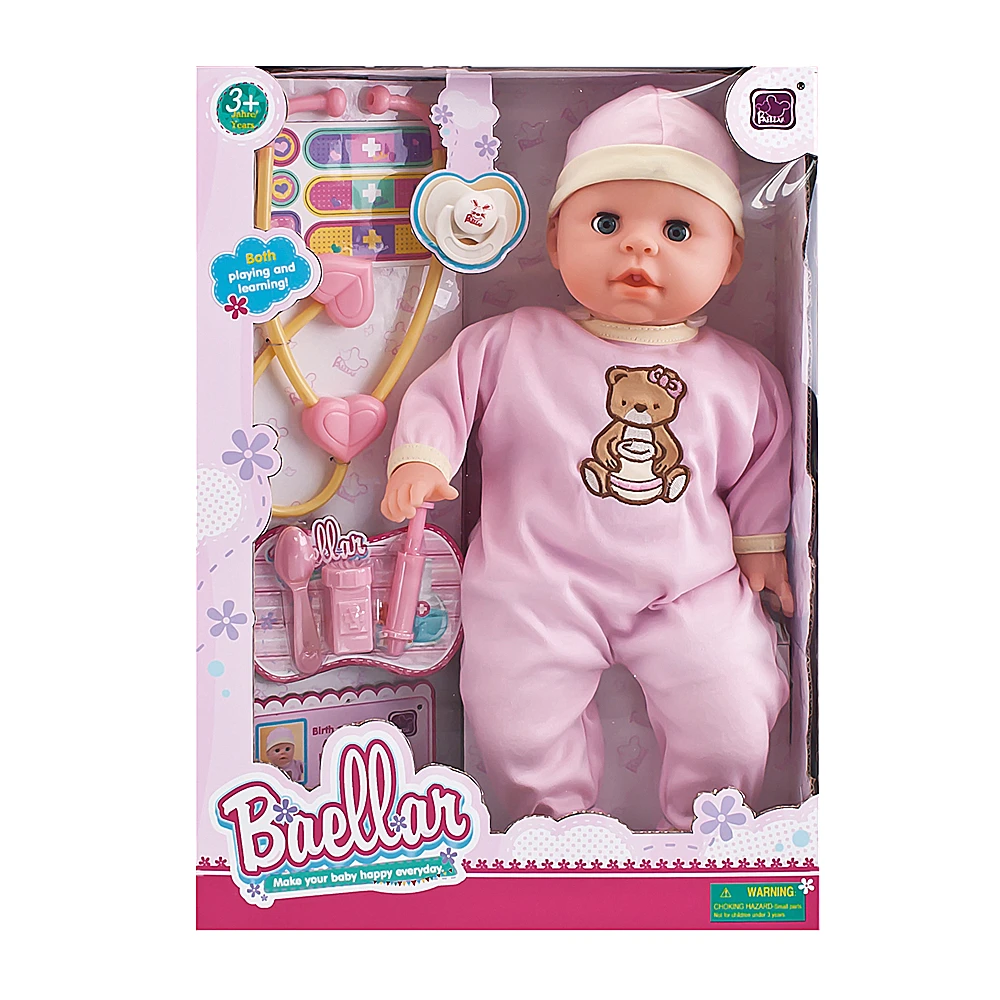 2018 Newest Design Doctor 18 Inch Doll For Kids Newborn Baby With Medical Instruments Toy Set For Child Gift