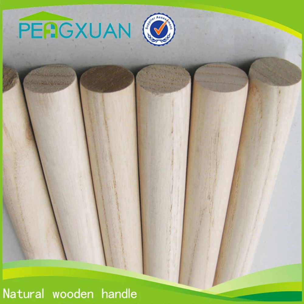 130*2.3cm natural wooden mob stick