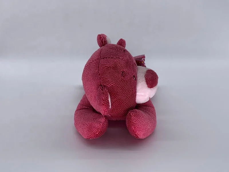 Plush Stuffed Small Velvet Red Teddy Bear For Baby Gift