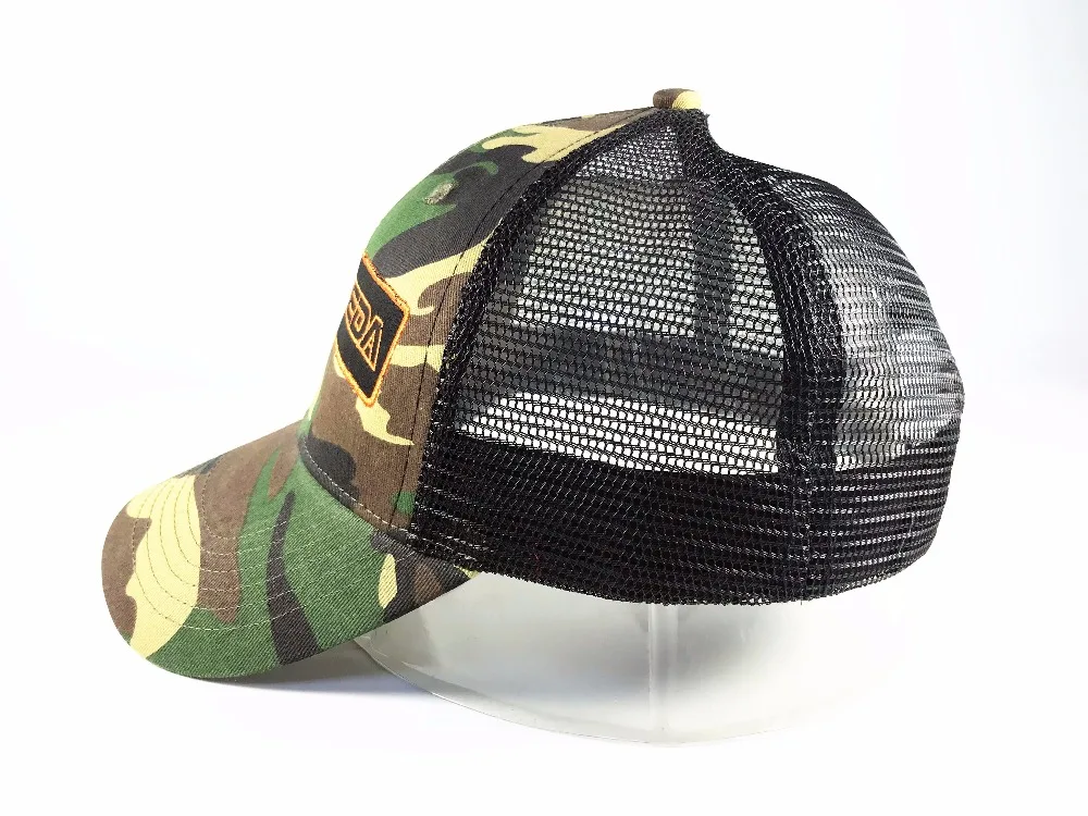 trucker hat, black camouflage green snapback baseball cap