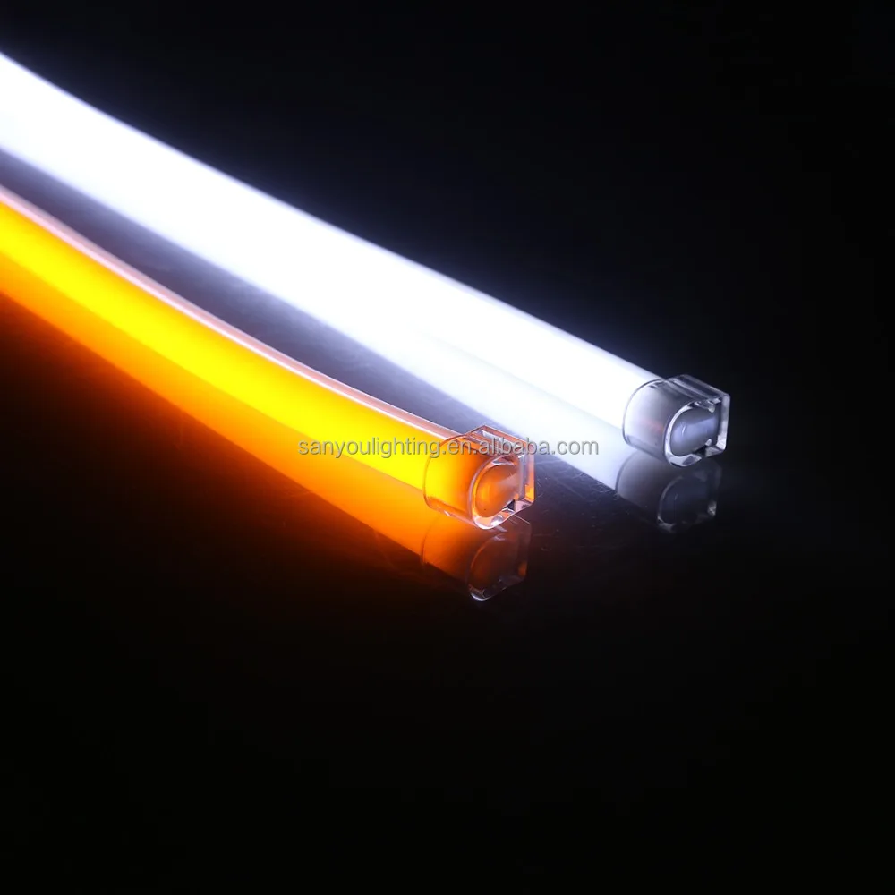 SANYOU LED Strip Lights 12V 9.5W DRL 30/45/60/90cm Double Color Auto LED Light Soft Strip Light