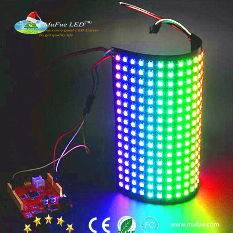 LED Matrix display screen 13 inch color changing light bar