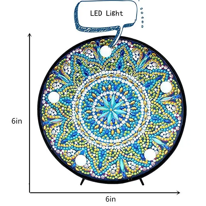 Fancy Mandola  DIY LED Diamond Lamp