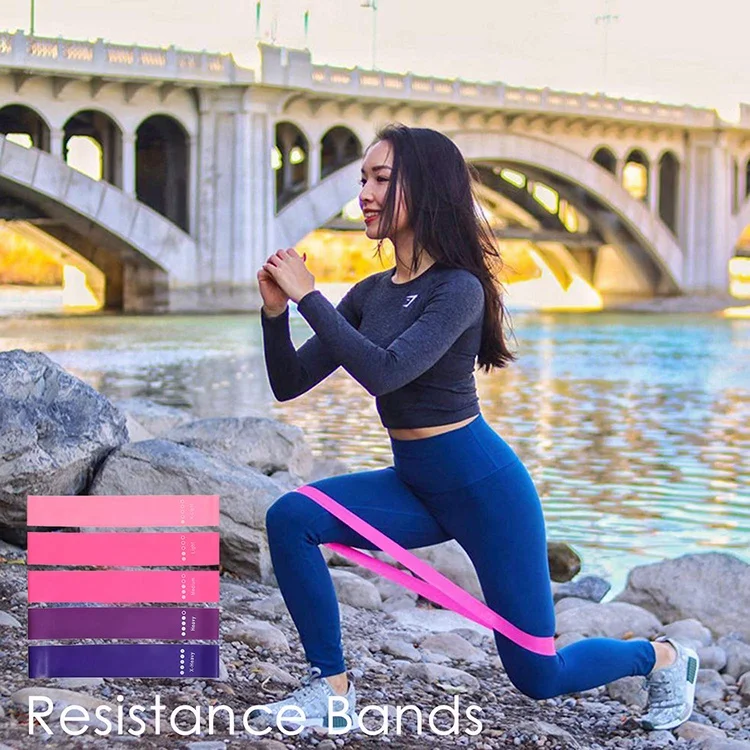 Custom Printed Resistance Loop Bands With Core Sliders