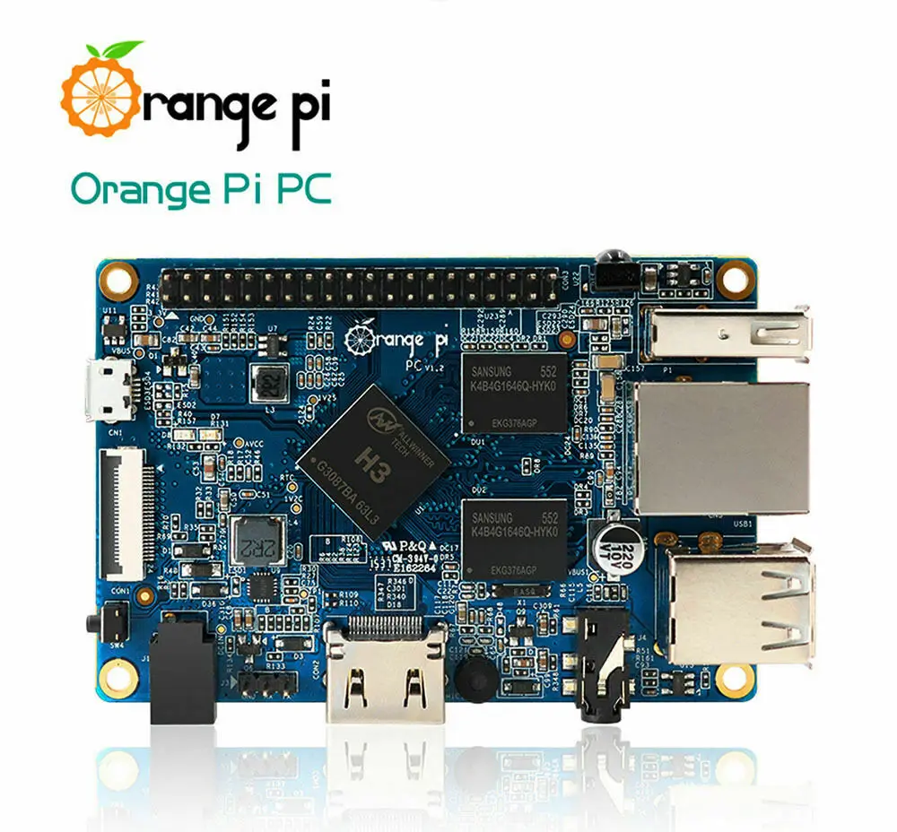Оптовая продажа, мини-ПК Orange Pi PC H3 Quad-core 1 Гб с поддержкой Lubuntu linux и android