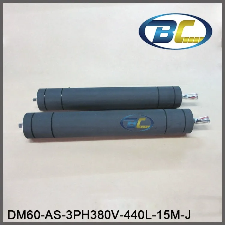 
 Резиновый барабанный двигатель с канавками, диаметр 60 мм, 380 В переменного тока  