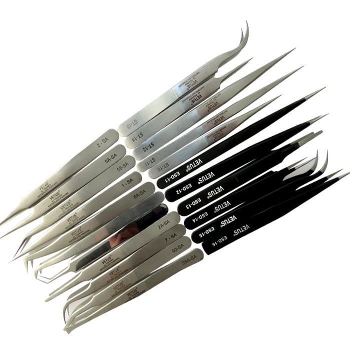 Popular Eyelash Extension Tweezer SA Series Stainless Steel Pointed
