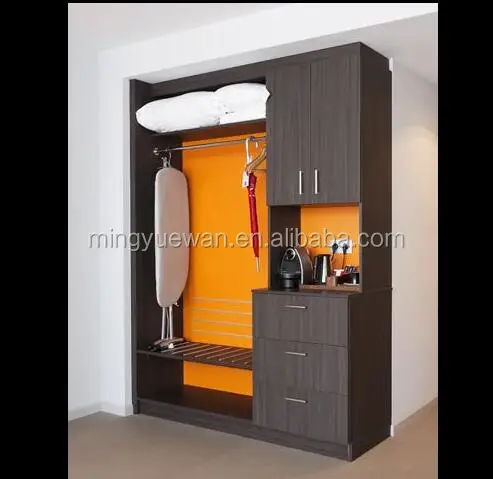 Hotel Bedroom Laminate Wardrobe Designs