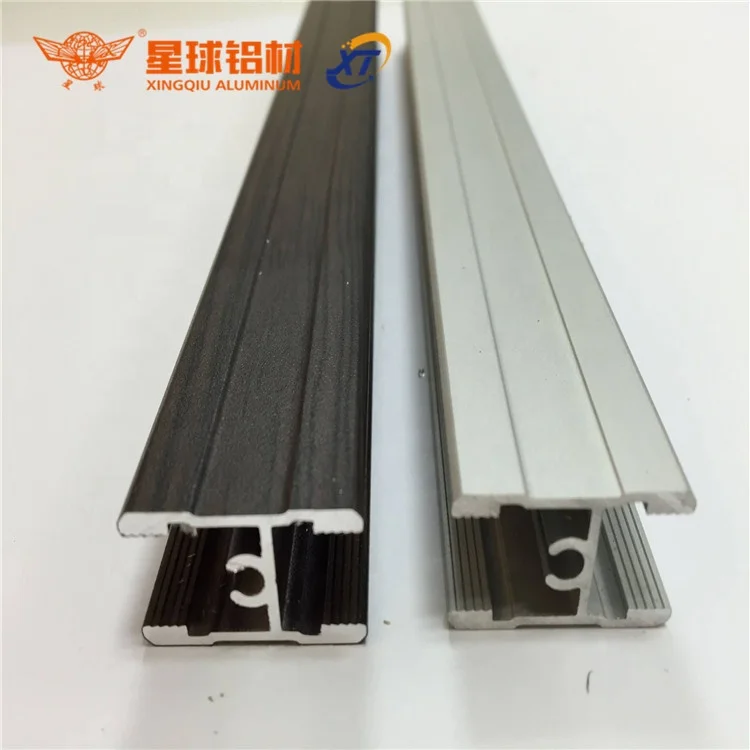 Top seller aluminum parts for wardrobe sliding door/aluminium rail for sliding door wardrobe/china manufacturer factory OEM