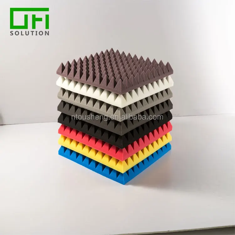 Fireproof Sponge Acoustic Panel Studio Noise Reduction PU Acoustic Foam Sound Proofing Foam