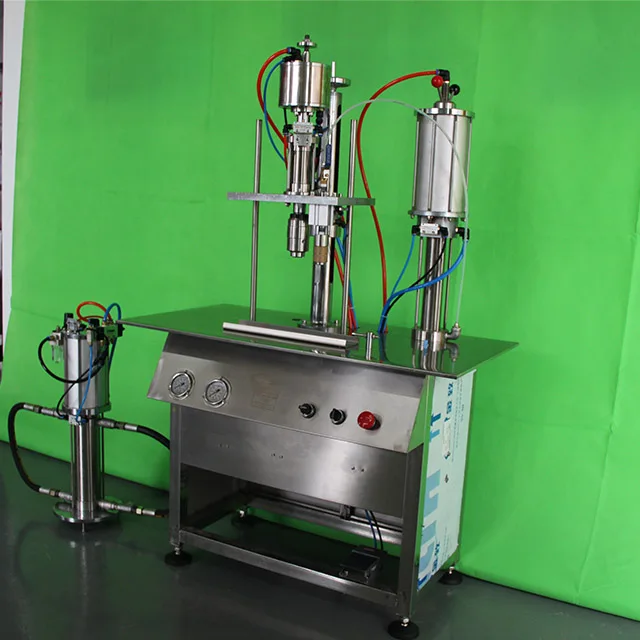 Hot Selling Small Aerosol Deodorant / Gas / Spray Paint Filling Machine