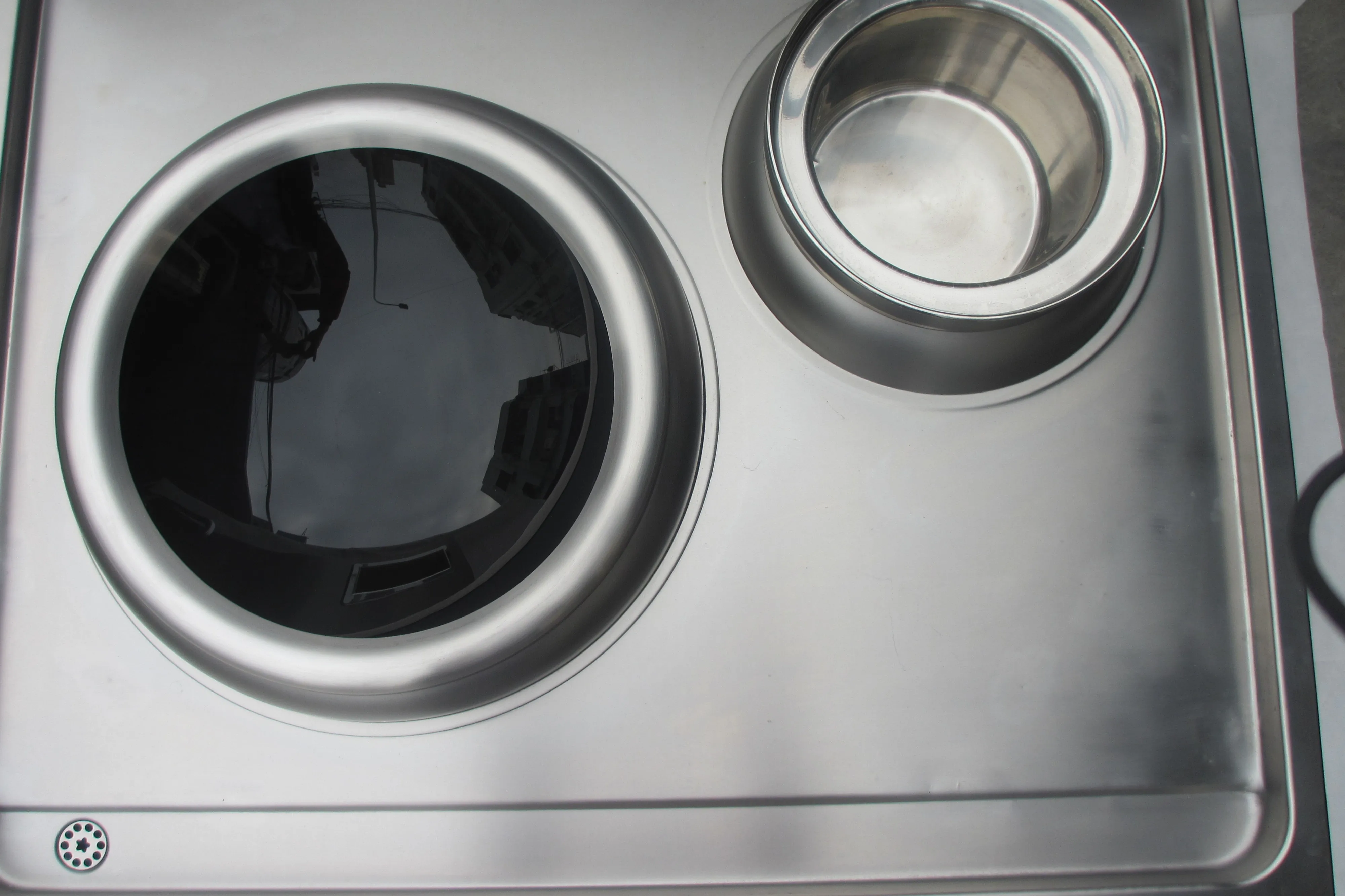 
freestanding manufacturer commercial wok range 24000w induction cooker Double fry 