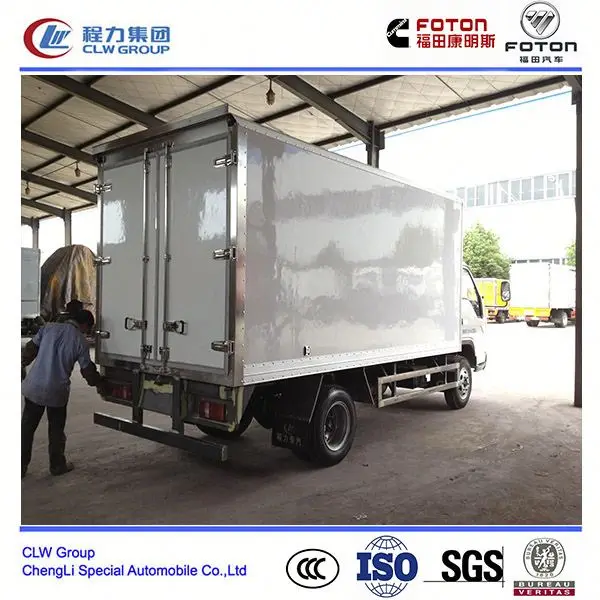 Foton 3 tons refrigerator trucks, van lorry trucks, food cooling trucks