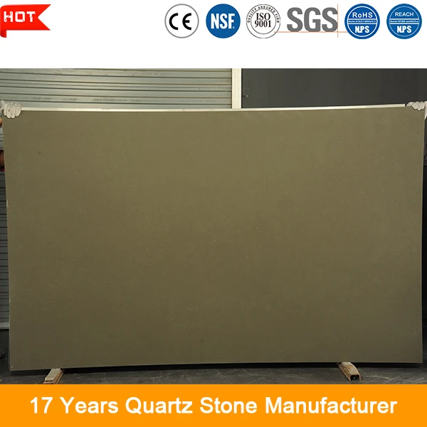 chinese wholesale largest size polished quartz slab