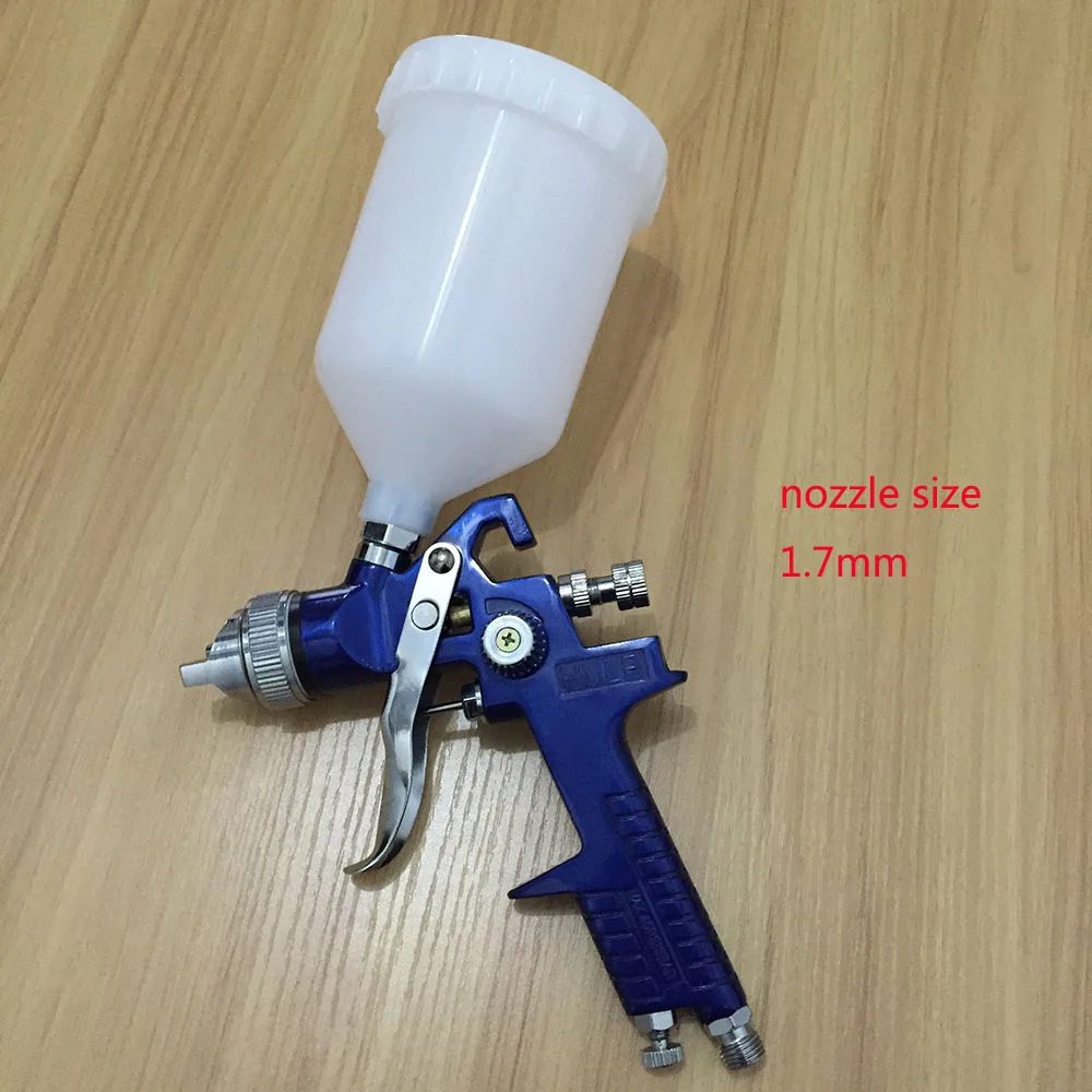 1191 1.7mm hot air guns air compressor industrial spray gun air hvlp spray gun powder coating sprayer