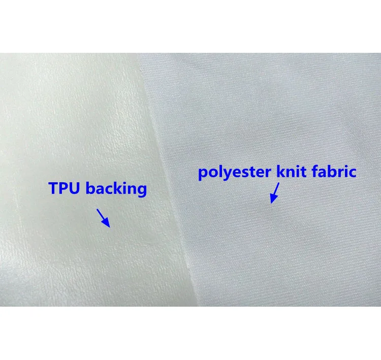 Anti-microbial Bamboo Spandex Jersey Fabric with TPU Coating for Mattress Protector Use