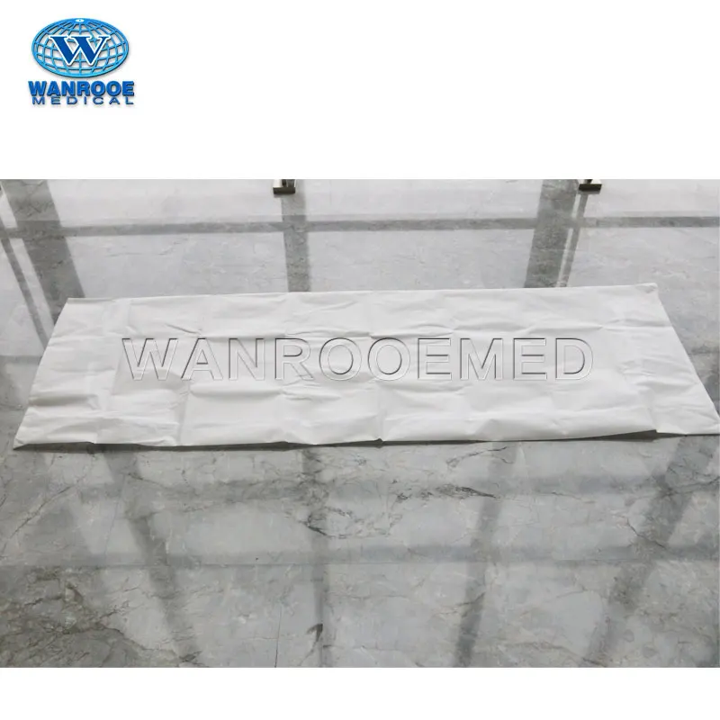 GA400 Medical Mortuary White Non-woven Cloth Dead Cross Body Packing Bag