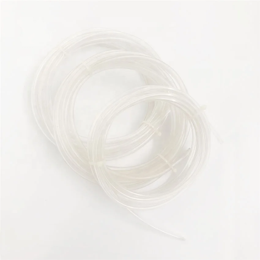 Custom POE TPE TPV TPU Elastomeric Transparent Hose Medical Plastic Tube