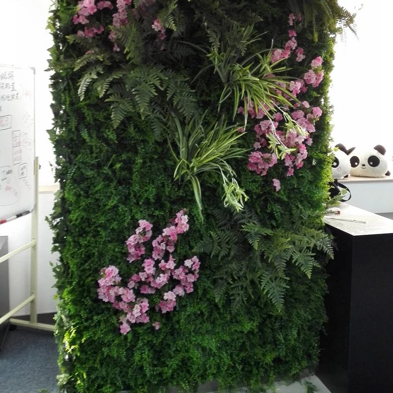 plastic panel ficus treeartificial tree for indoor & outdoor plastic grass hadge artificial vertical garden wall vertical green