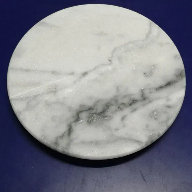 Marble Home Decoration Polished Round Dining Table Serving Set Kitchen Cabinet Lazy Susan