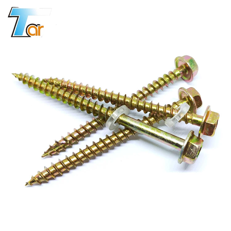 hexagonal arandela cabeza Phillips Drive autoperforantes madera hex head self tapping screw with EPDM / PVC washer