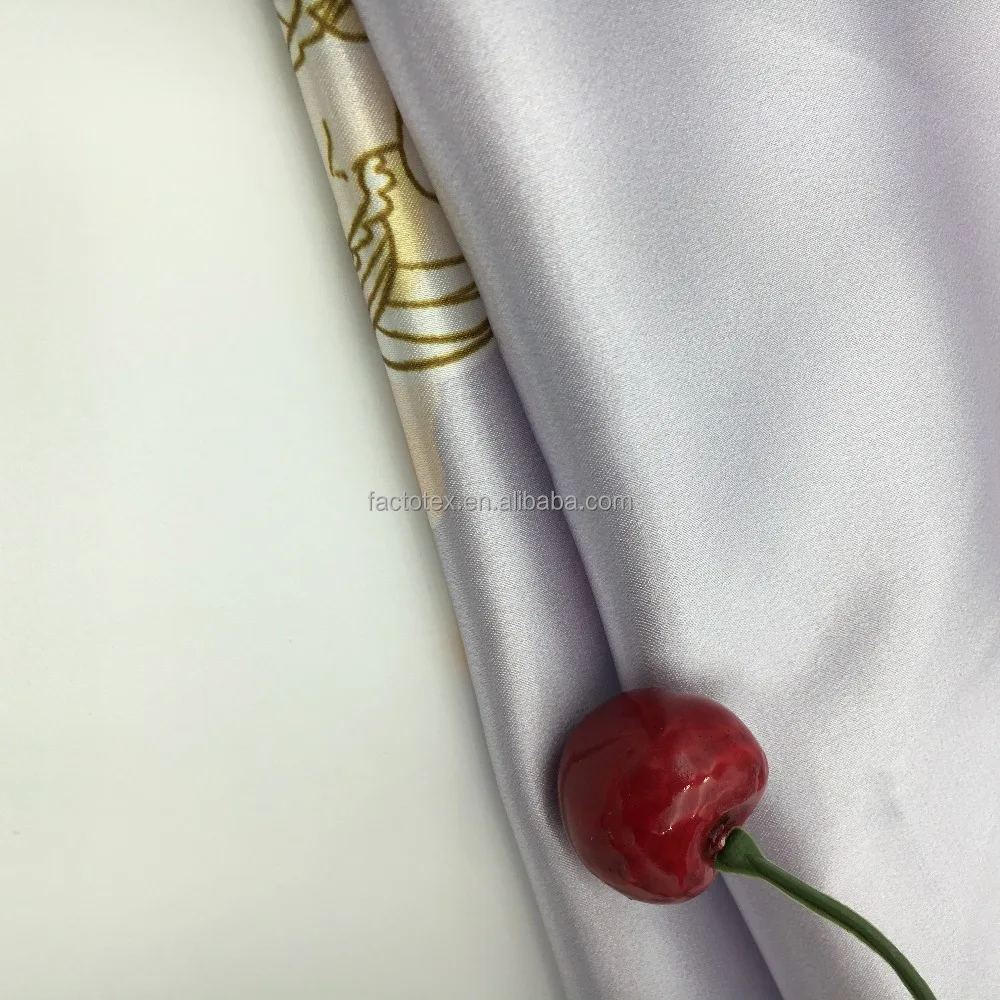 2022 Wholesale Price India Digital Printing Polyester Satin Fabric