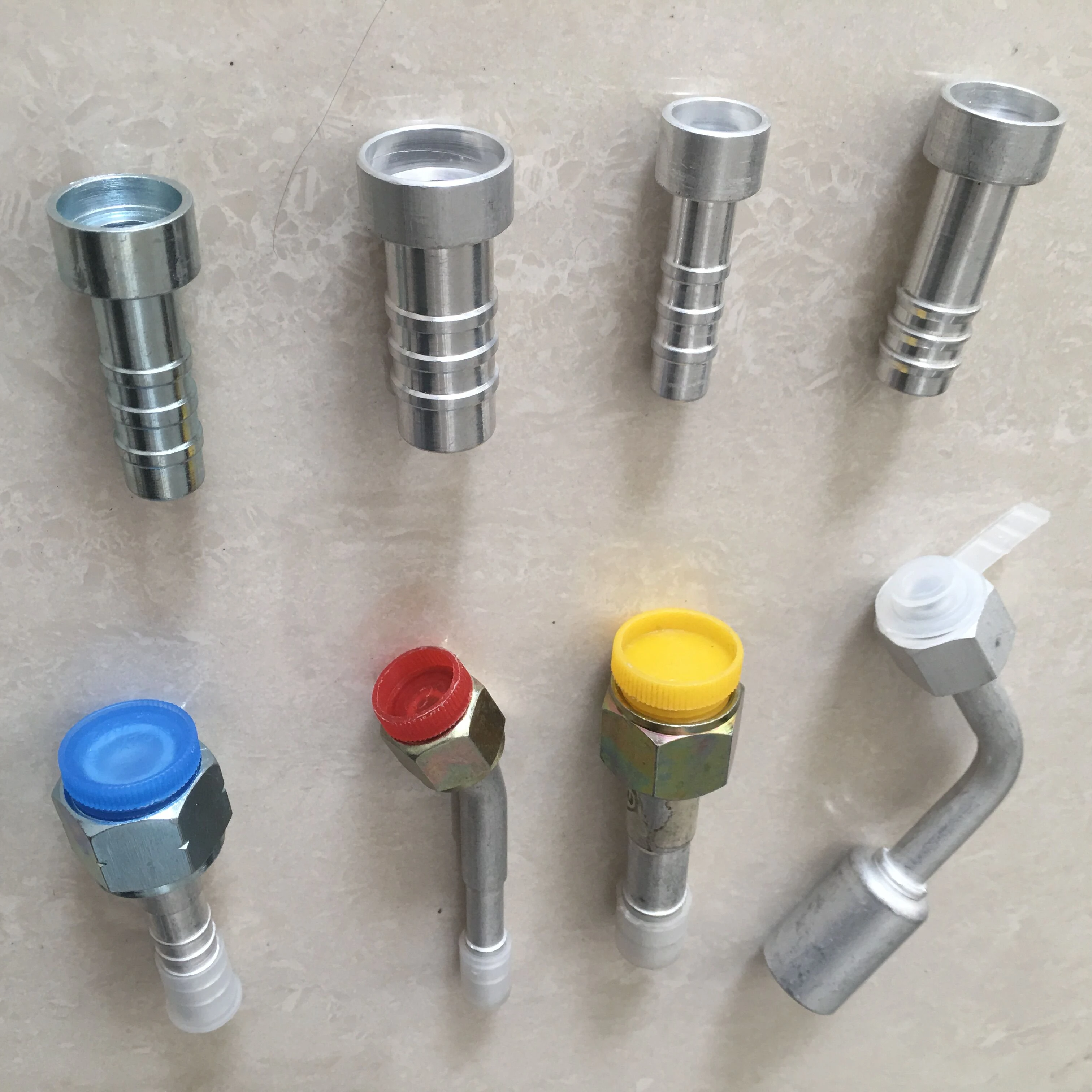 Aluminum air conditioning hose fitting