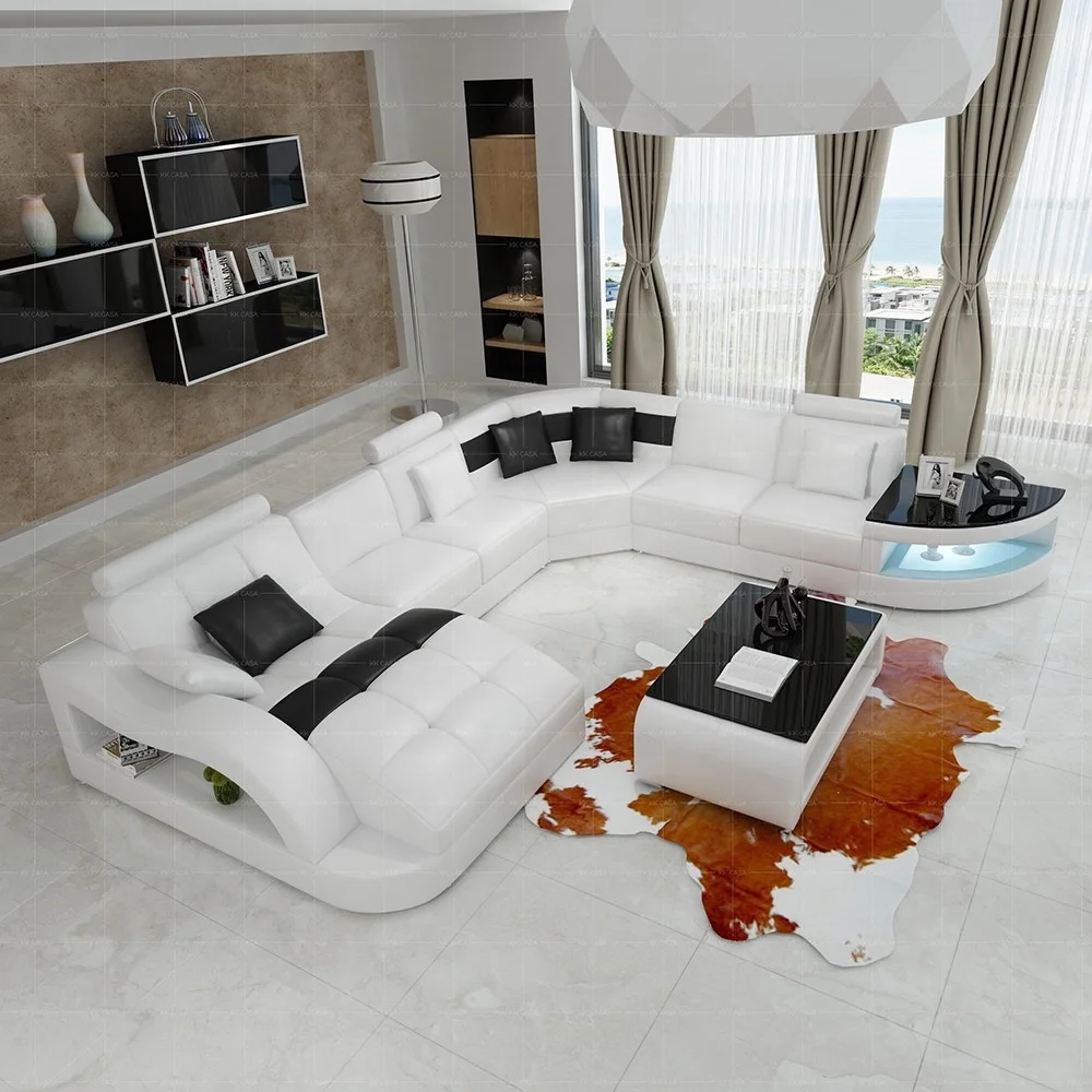 Good quality new inflatable living room furniture sets inflatable lounge sofa corner leather sofa U shaped Sofa