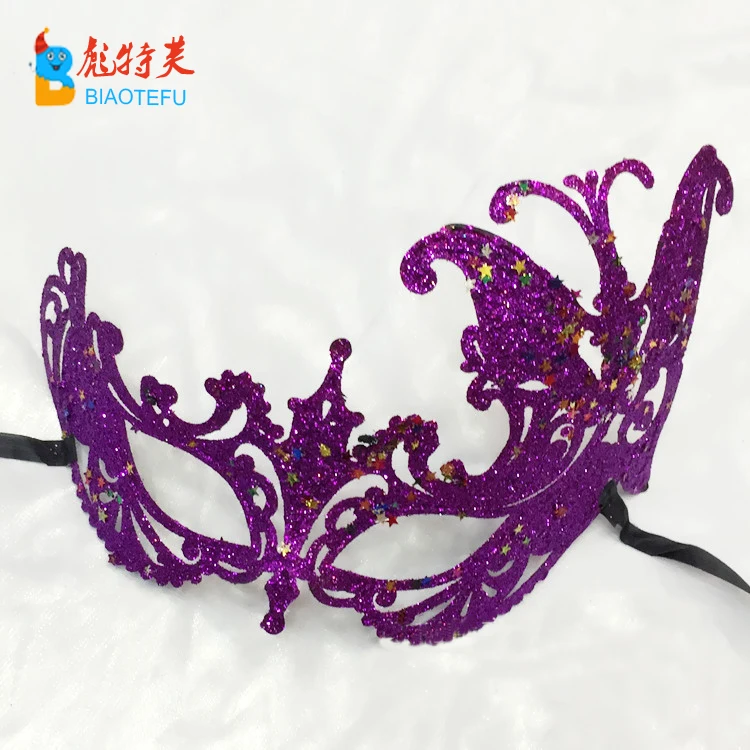 gold venice plastic cosplay masquerade mask