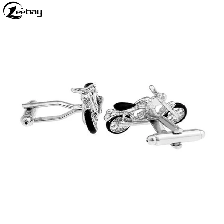 Bicycle shape china cheap make custom cufflinks fashion cufflink for shirt