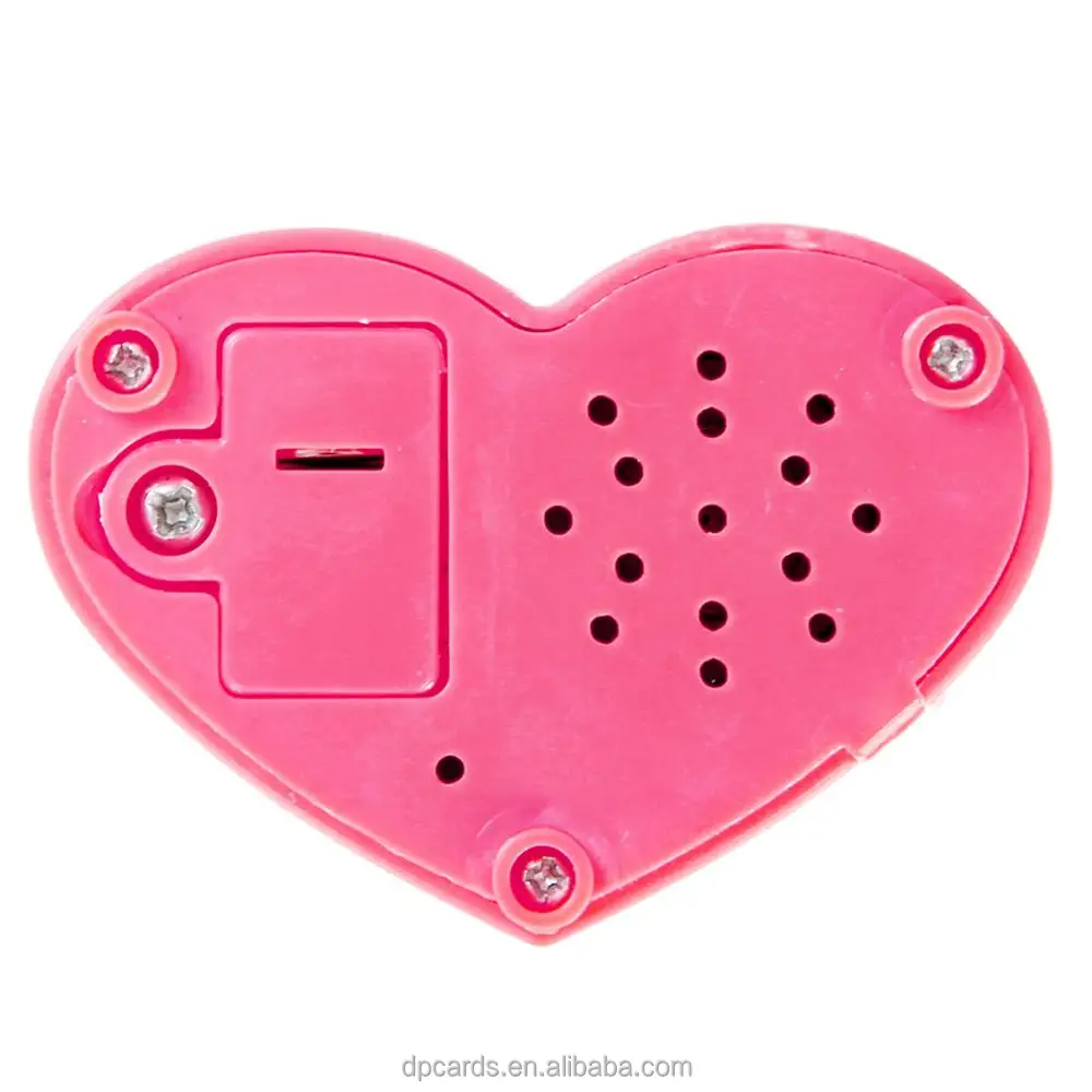 Wholesale voice recorders for stuffed animals,custom mini recordable sound module heartbeat sound recorder