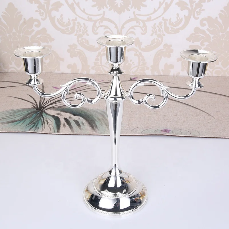 Wholesale High Quality 3/ 5-arms Candle Stand Metal Pillar Candle Stick Candle Holder