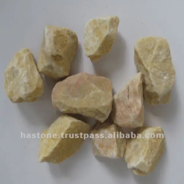 LIGHT YELLOW CRUSH PEBBLE STONE