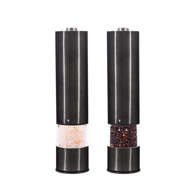 Factory New Product Battery Operated Salt and Pepper Grinder Set