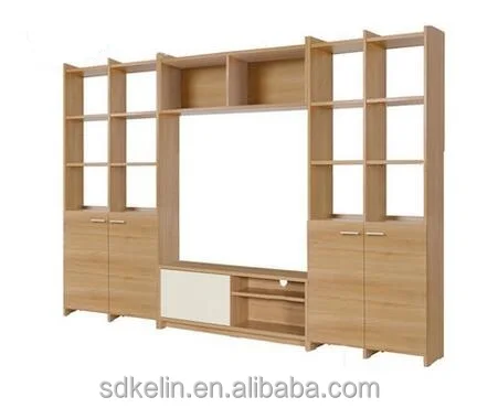 China market modern wooden lcd tv stand design
