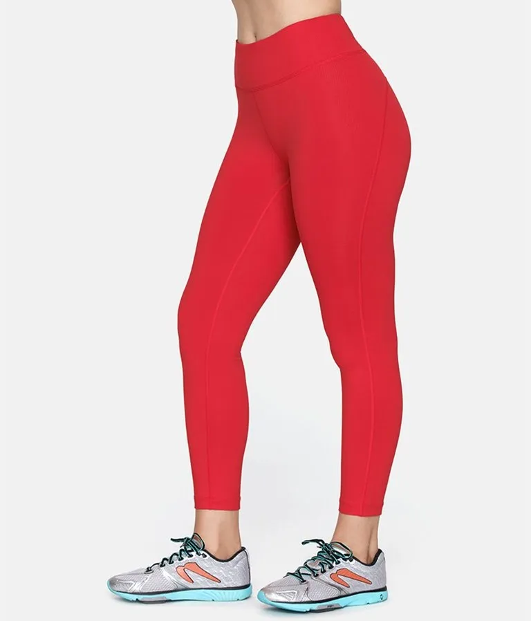 High waisted basic design inner key pocket leggings sport fitness manufacturer