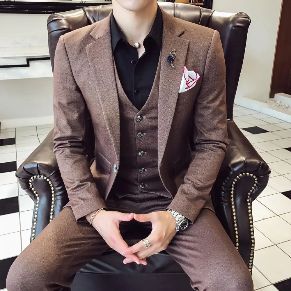 Bespoke Slim Fit Modern Design Classic MTM made to measure men Business Casual Modern Wedding Suit Royal blue coat pant photos