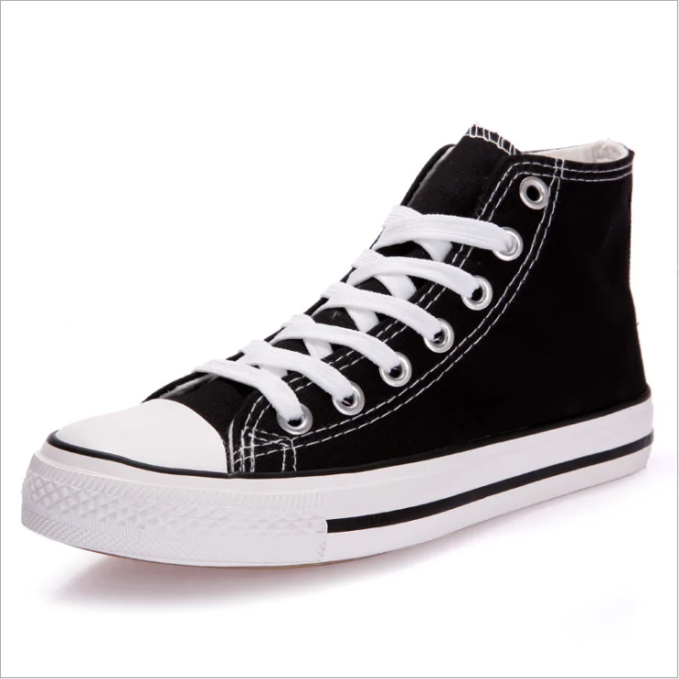 фабрики Китая вулканизированные кроссовки модные высокие белые пустой обычай все звезды парусиновая обувь для женщин