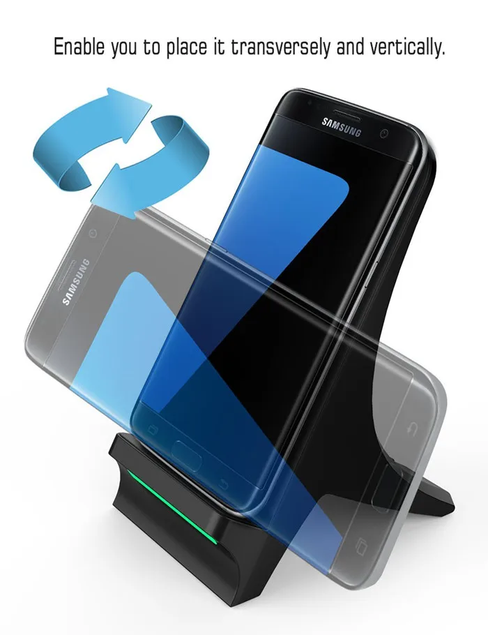 
Portable and Compact QI fast wireless charging For iphone 8 X XR XS Max plus and sumsang qi standard fast wireless charger 