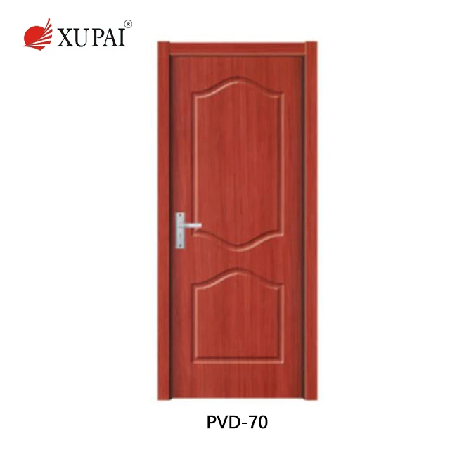 
Traditional interior melamine doors cover modern bedroom door design with PVC wood 