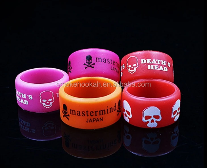Hot Selling Custom best Silicone Ring Vape Band / silicone vape band mix colors / box mod vape band with OEM logo