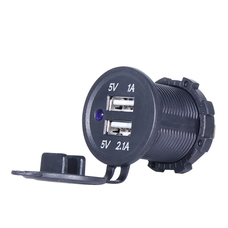 
12v USB Charger 3.1A for Car Motorcycle Bus USB Charger 