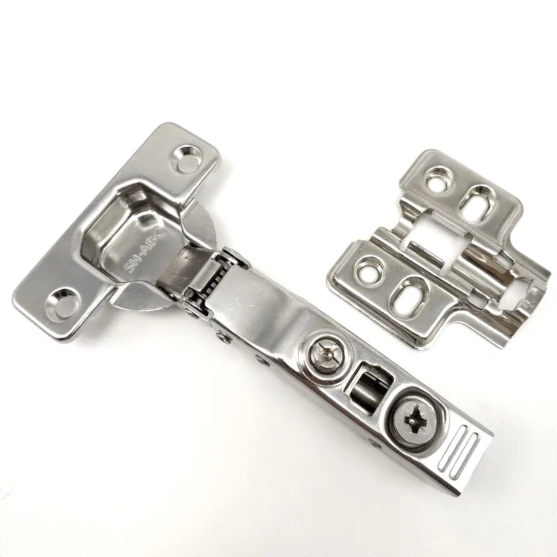 Factory stainless steel S/S SUS 304 201 clip on soft close full half  overlay insert inset kitchen cabinet door hinges hinge