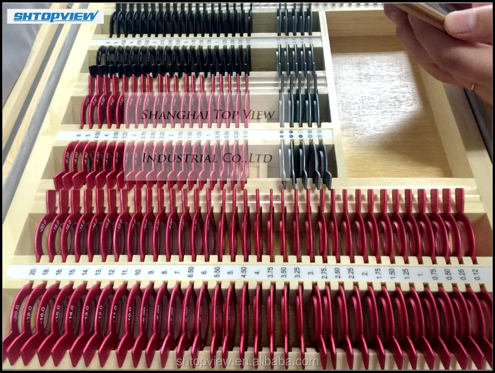 Офтальмологических 232 Оптический Судебная Объектив установлен Деревянный Случай Цена