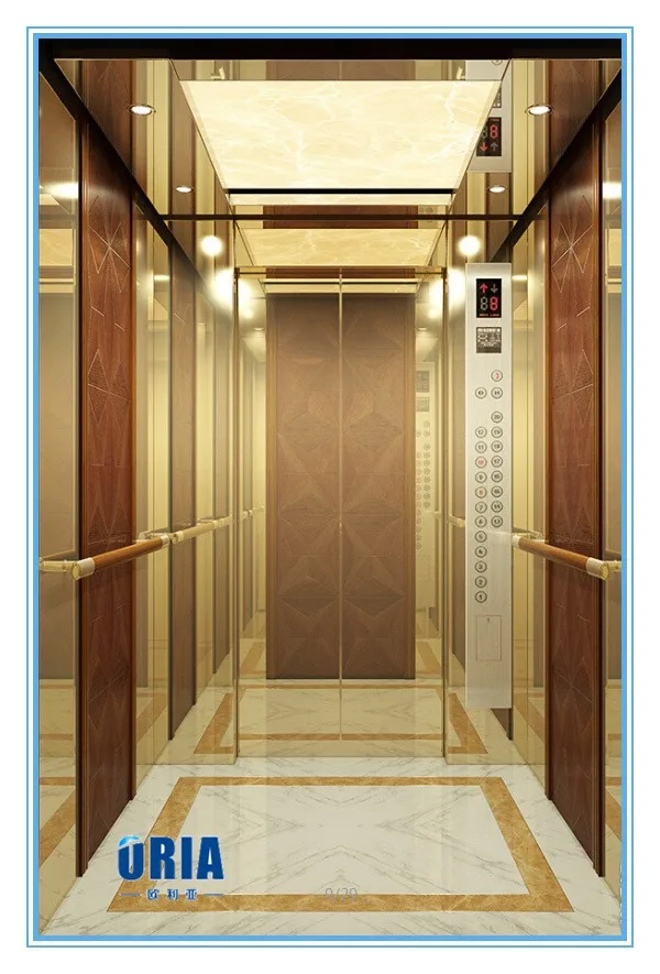 ORIA Modern Home Lift (VE-1) Mordenized Hydraulic and AC Drive Small Passenger Elevator for Apartments and Sightseeing Villas
